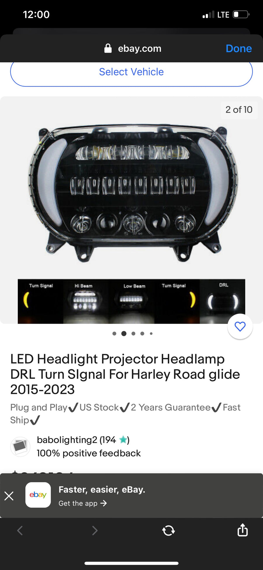 2015-2023 Road Glide Headlight
